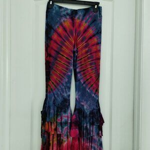 Tie dye hippie pants